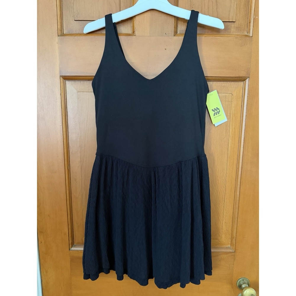 Women's All in Motion Black Active Dress Size Small NWT Built In Shorts